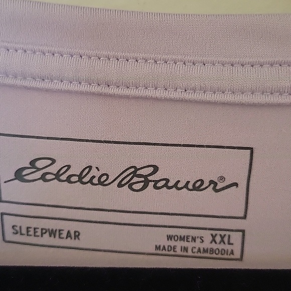 Eddie Bauer Women's Lilac Pajama Set SZ - Picture 3 of 9
